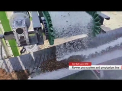 मिट्टी मिश्रण प्रणाली गमले की मिट्टी मिश्रण लाइन पोषक तत्व मिट्टी उत्पादन लाइन