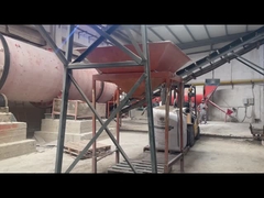 रोटरी ड्रम उर्वरक ग्रेन्युलेटर मशीन उर्वरक उत्पादन लाइन विनिर्माण संयंत्र के साथ