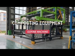 उच्च दक्षता पशु खाद भूसी कार्बनिक यौगिक उर्वरक चेन प्लेट टर्निंग मशीन