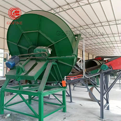 3-5T/H क्षमता डिस्क ग्रेन्युलेटर उर्वरक उत्पादन लाइन के साथ ग्रेन्युल विनिर्माण