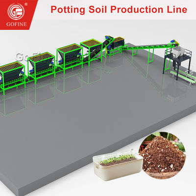 वाणिज्यिक ग्रीनहाउस मिट्टी उद्यान गमला मिट्टी मिश्रण संयंत्र