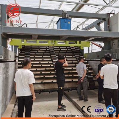 फोर्कलिफ्ट किण्वन बिस्तर Q235 25KW ढेर टर्निंग मशीन
