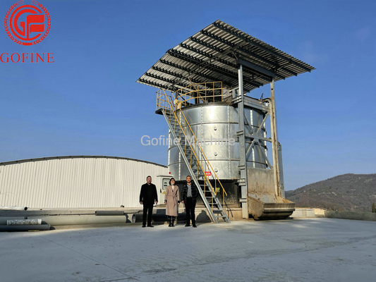 18.9KW पशु फार्म एरोबिक खाद उर्वरक उत्पादन किण्वन टैंक
